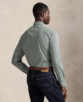 Men's Classic Fit Tattersall Poplin Dress Shirt