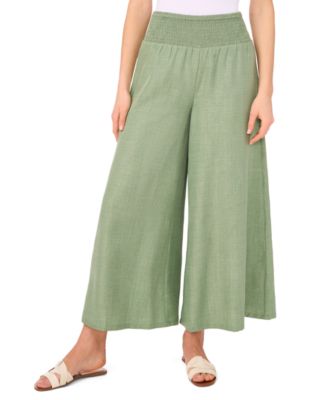 Women's Cropped Wide-Leg Pants