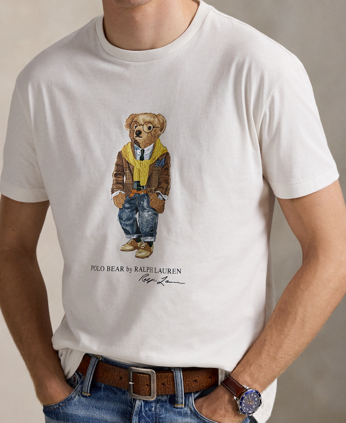 Polo Ralph Lauren Men's Classic Fit Bear Jersey T-Shirt
