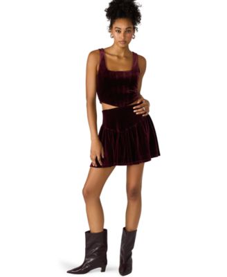 Women's Aryanna Velvet Corset Tank Top