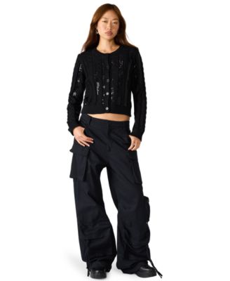 Women's Harlyn Sequin Cable Knit Cardigan