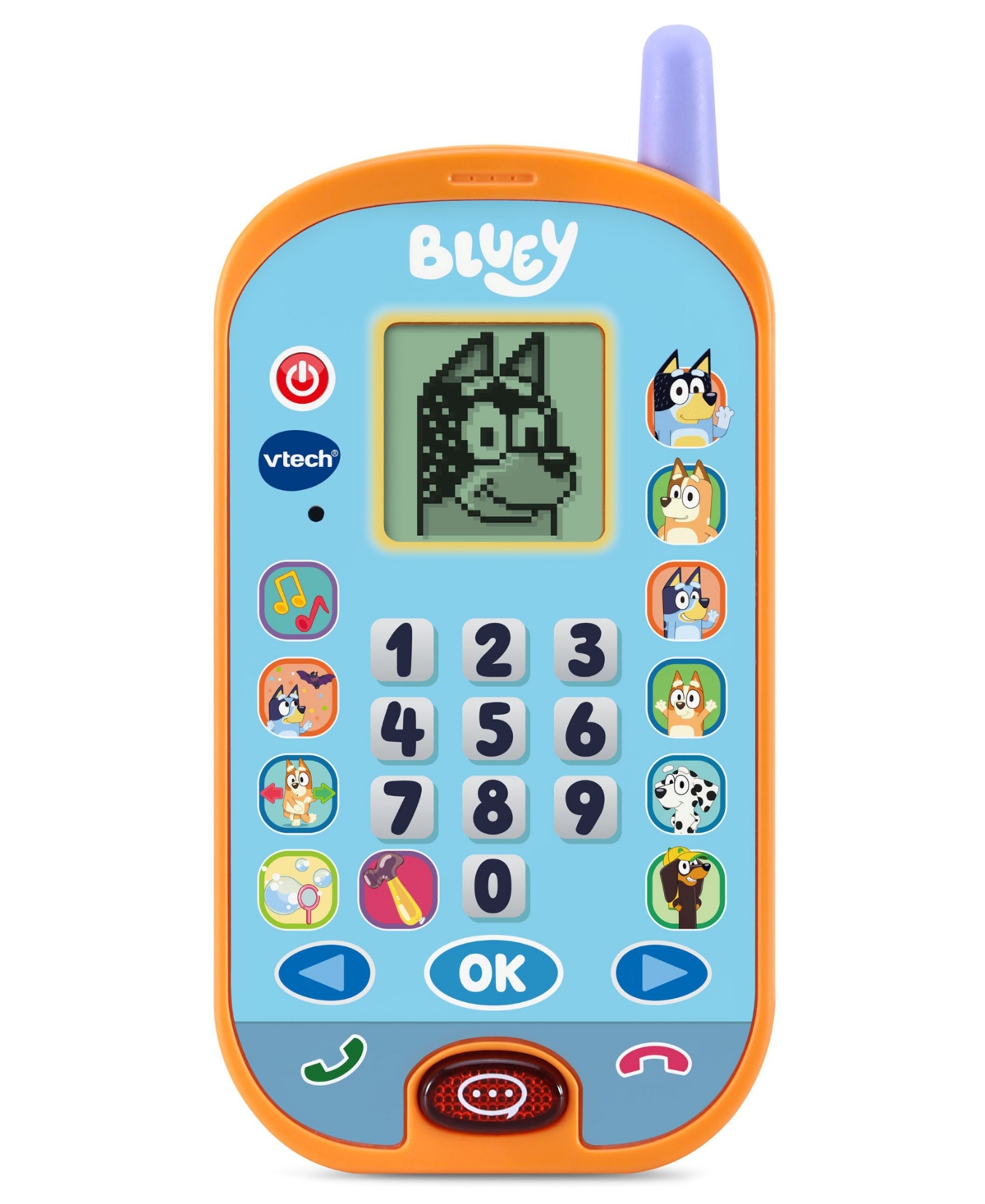 Bluey Vtech  Ring Ring Phone Interactive Toy In Multi