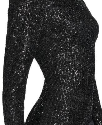 Women's Long Sleeve Boat Neck Dress