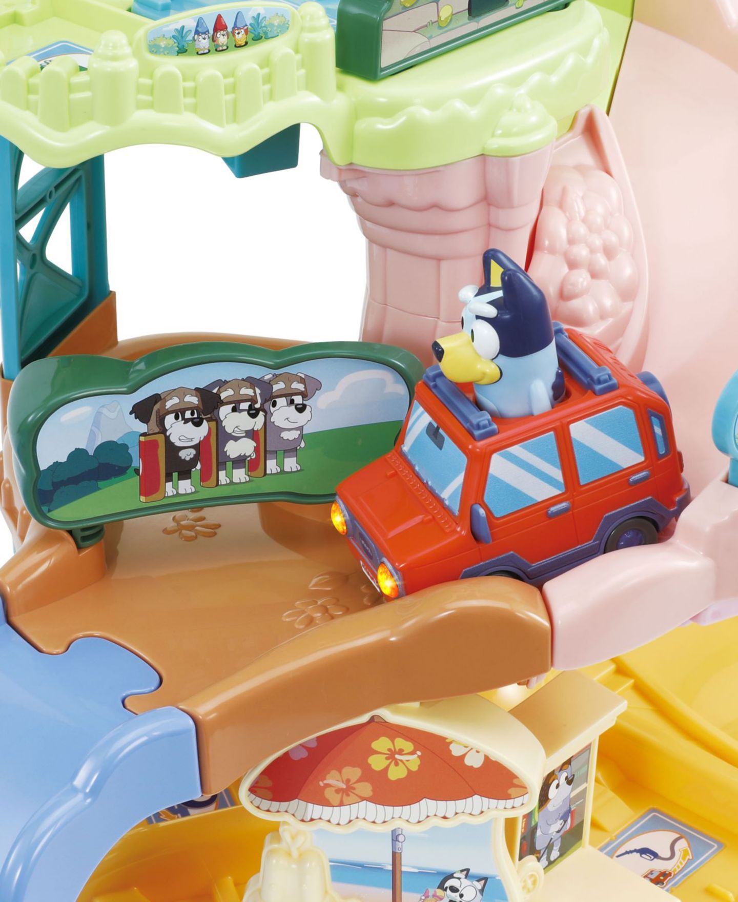 Детский игровой набор Bluey Road Trip Interactive Multi-Piece Playset, Ages 1.5+ — фото 6