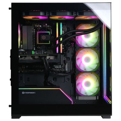Gamer Supreme Liquid Cooled Gaming Desktop Computer, AMD Ryzen 9 9900X 4.4GHz, 32GB RAM, 2TB SSD, AMD Radeon RX 9060 XT 16GB, Windows 11