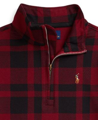Boys 2-7 Plaid Cotton Interlock Pullover