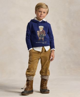 Boys 2-7 Polo Bear Fleece Hoodie