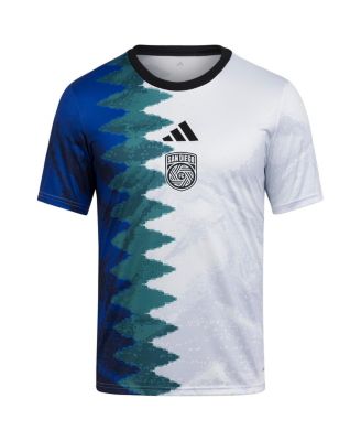 Big Boys and Girls White San Diego FC 2025 Gaming AEROREADY Pre-Match Top
