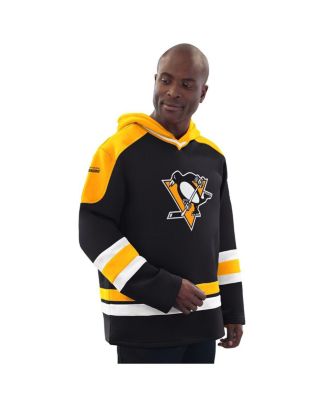 Men's Black/Gold Pittsburgh Penguins Hockey Pullover Hoodie
