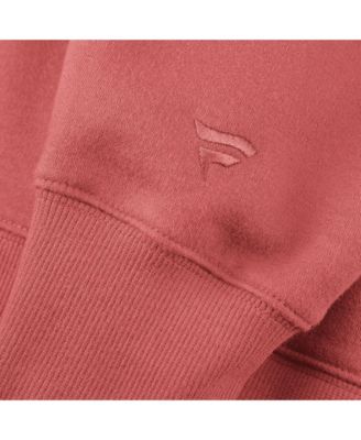 Women's Red New Jersey Devils Elements Future Ground Subtle Tonal Pullover Hoodie