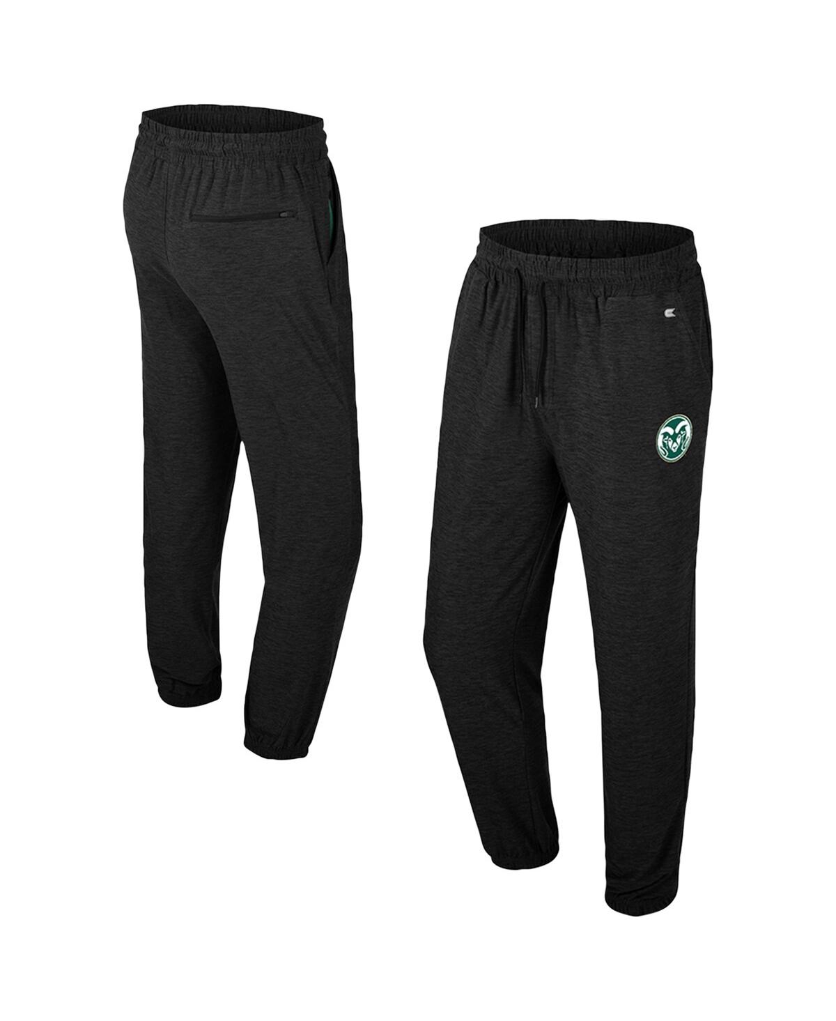 Colosseum Men's Black Colorado State Rams Revolution Jogger Pants In Black
