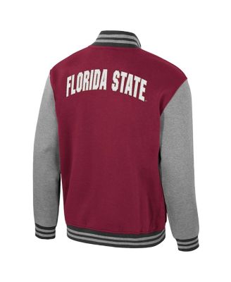 Men's Garnet Florida State Seminoles Ambi-Turner Full-Zip Varsity Jacket