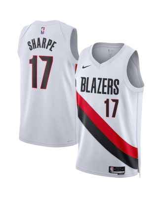 Nike - Men's and Women's Shaedon Sharpe White Portland Trail Blazers Swingman Player Jersey - Association Edition