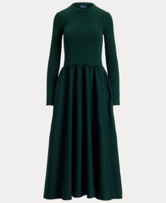 Women's Cotton Long-Sleeve Dress