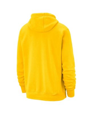 Men's Gold Los Angeles Lakers Essential Logo Club Pullover Hoodie