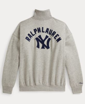 Women's Vintage-Inspired Yankees Long Sleeve Pull-On Sweatshirt