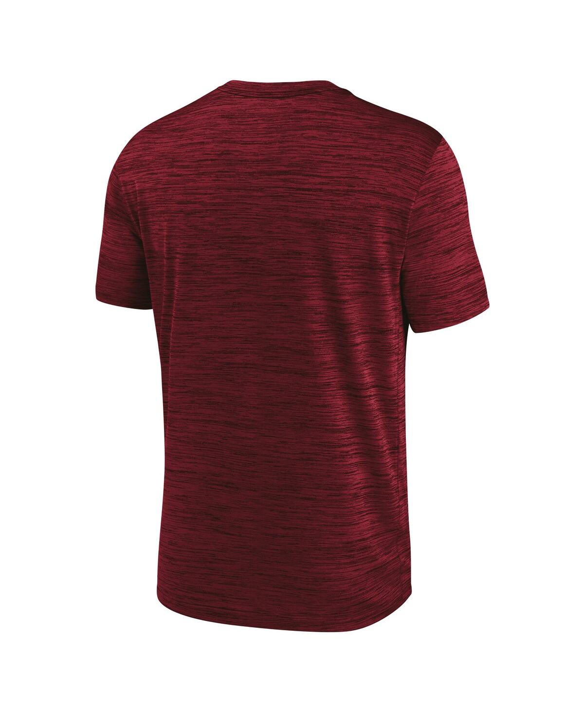 Nike Men's Cardinal Stanford Cardinal Campus Center Stack Velocity Dri-fit T-shirt In Red