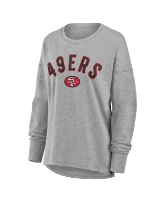 Women's Heather Gray San Francisco 49ers Hometown Legacy Long Sleeve T-Shirt