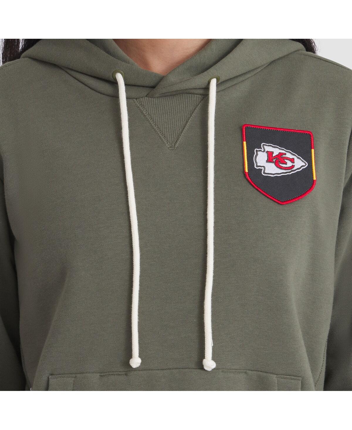 Nike Women's Olive Kansas City Chiefs 2025 Salute to Service Sideline Standard Issue Dri-fit Hoodie