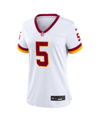 Women's Jayden Daniels White Washington Commanders Game Super Bowl Era Jersey