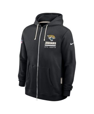 Men's Black Jacksonville Jaguars Sideline Standard Issue Utility Player Dri-FIT Full-Zip Hoodie