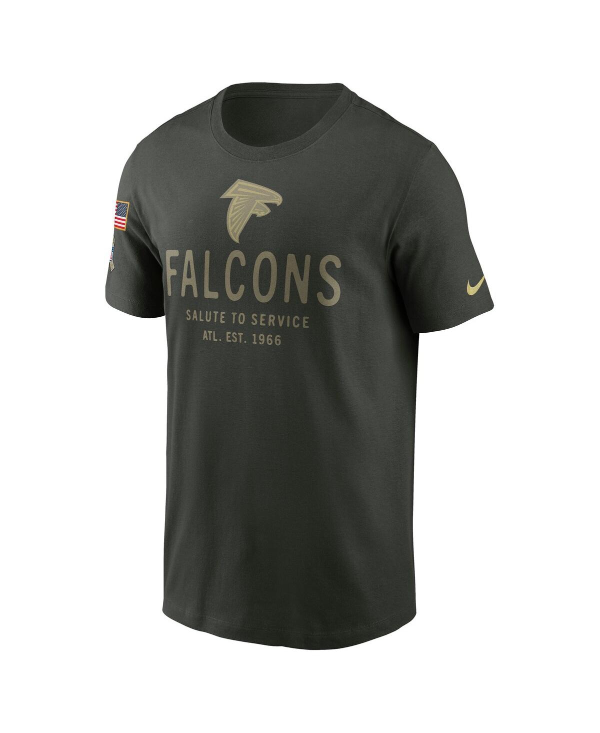 Nike Atlanta Falcons Salute To Service Sideline Primary Edge  Men's Dri-fit Nfl T-shirt In Black