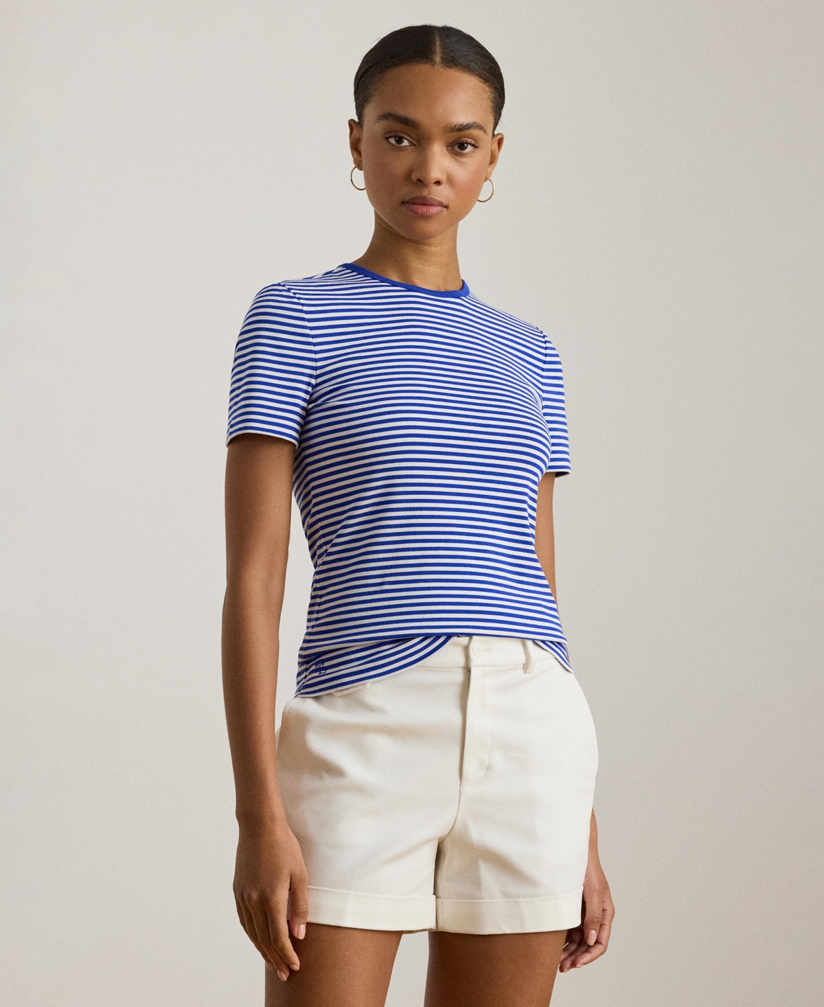 Lauren Ralph Women's Short Sleeve Crew Neck T-Shirt