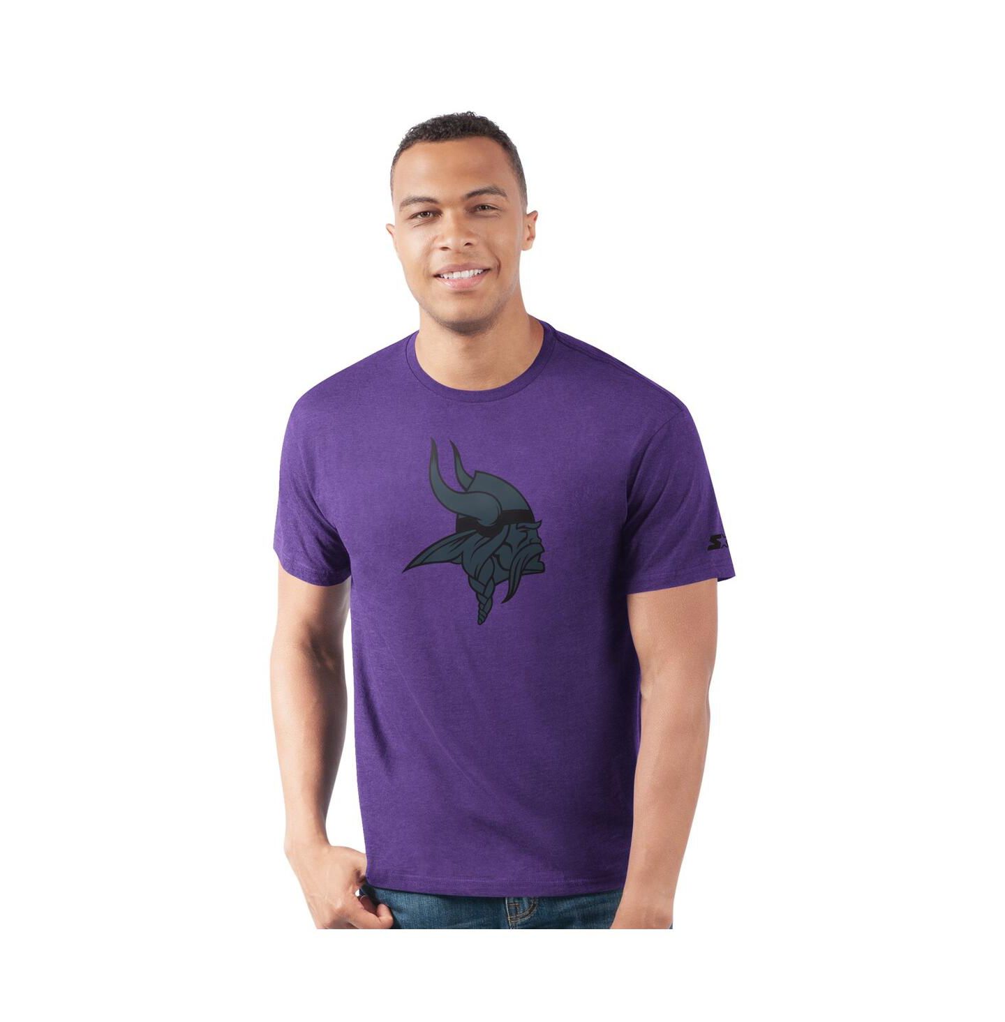 Мужская футболка Starter Purple Minnesota Vikings Prime Time — фото 1