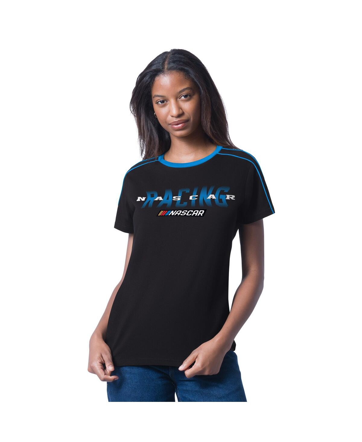G-iii 4her By Carl Banks Women's Black Nascar Coaching T-shirt
