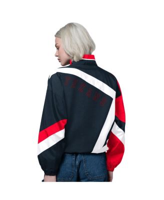 Women's Navy/Red Houston Texans 1st Quarter Full-Zip Windbreaker Jacket