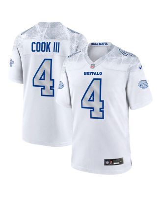 Nike - Men's James Cook III White Buffalo Bills 2025 Rivalries Collection Game Jersey