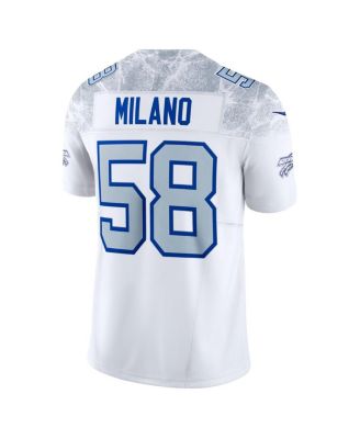 Men's Matt Milano White Buffalo Bills 2025 Rivalries Collection Limited Jersey