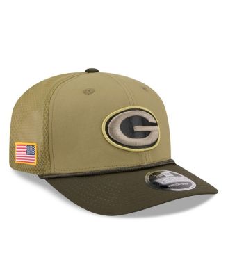 New Era - Men's Green Green Bay Packers 2025 Salute to Service 9SEVENTY Adjustable Hat