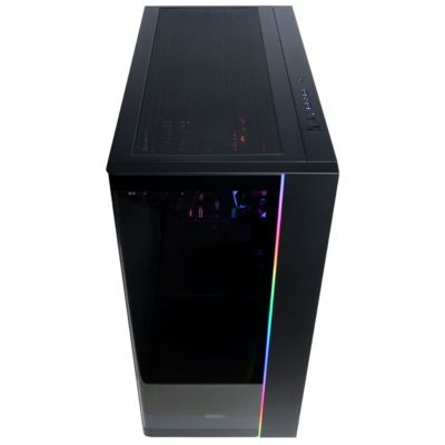 Gamer Supreme Liquid Cooled Gaming Desktop Computer, AMD Ryzen 7 9700X 3.8GHz, 32GB RAM, 2TB SSD, NVIDIA GeForce RTX 5070 12GB, Windows