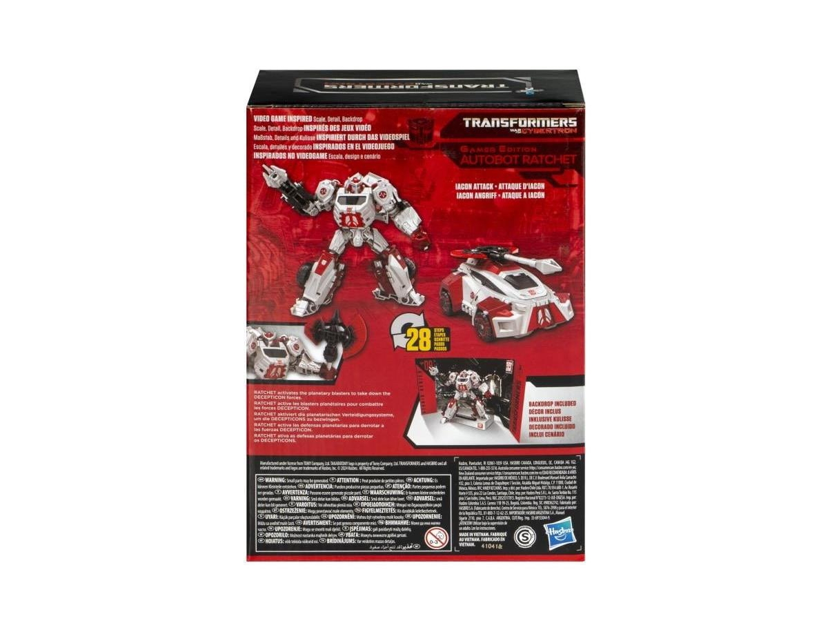 Transformers 09 Autobot Ratchet Gamer Edition Voyager Class | Transformers Studio Series | Transformers: War for Cybertron