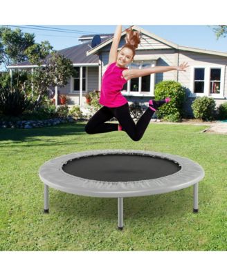 Mini Folding 36'' Trampoline Portable Recreational Fitness Rebounder