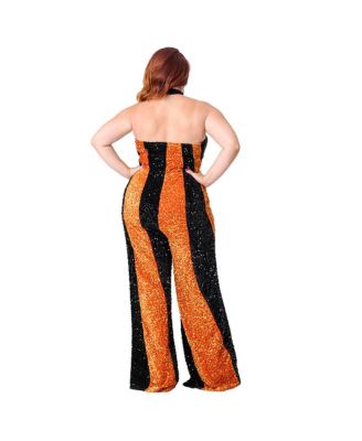 Plus Size Glamour Goddess Jumpsuit