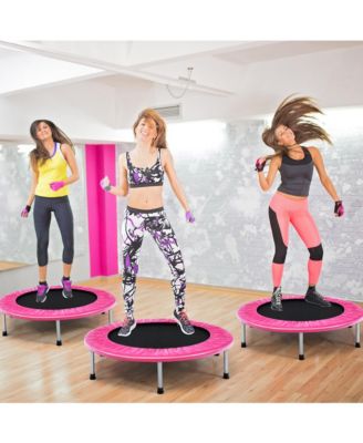 Mini Folding 36'' Trampoline Portable Recreational Fitness Rebounder