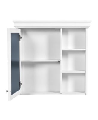 30'' x 28'' Wall Mounted Medicine Cabinet with Mirror & Storage Organizer