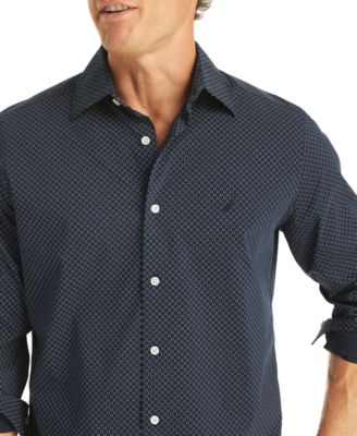 Men's Printed Long-Sleeve Shirt
