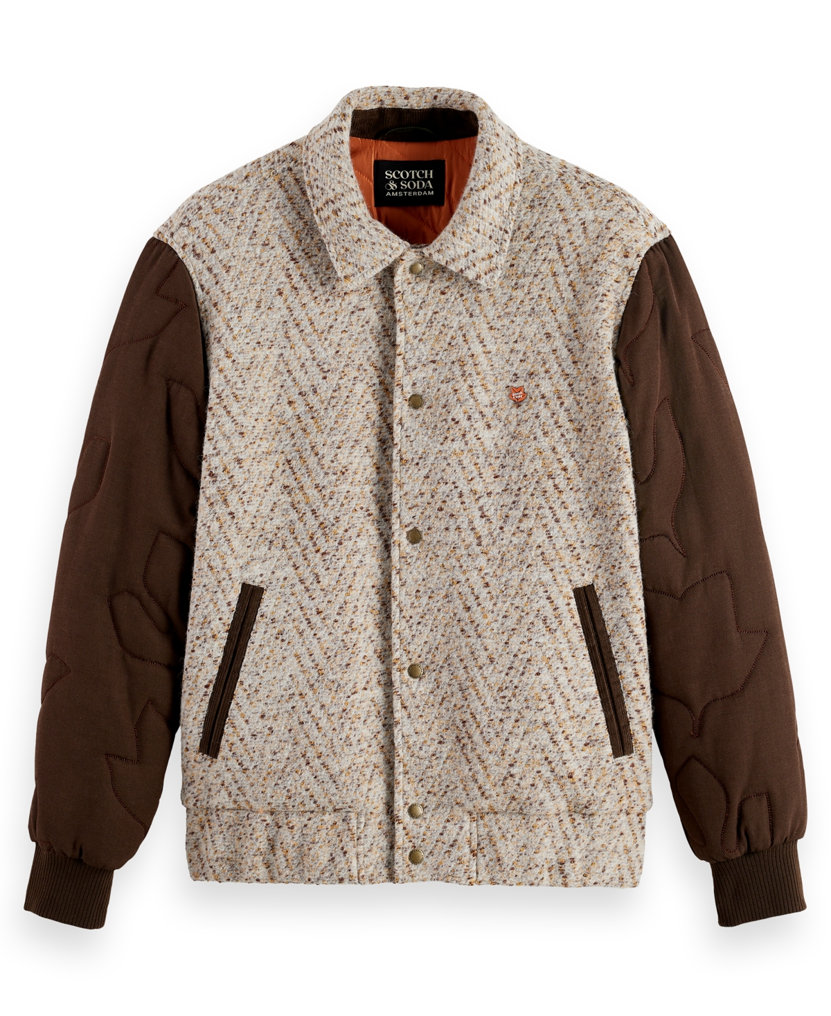Scotch & Soda Men's Long Sleeves Varsity Jacket