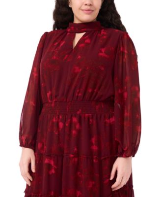 Plus Size Printed Maxi Dress