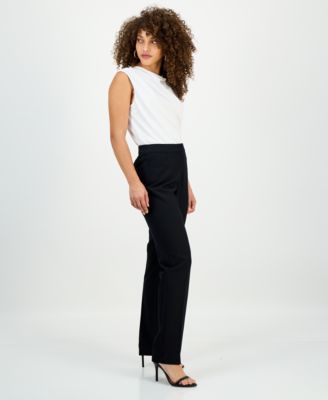 L-Pocket Straight-Leg Pants, Petite and Petite Short, Created for Macy's