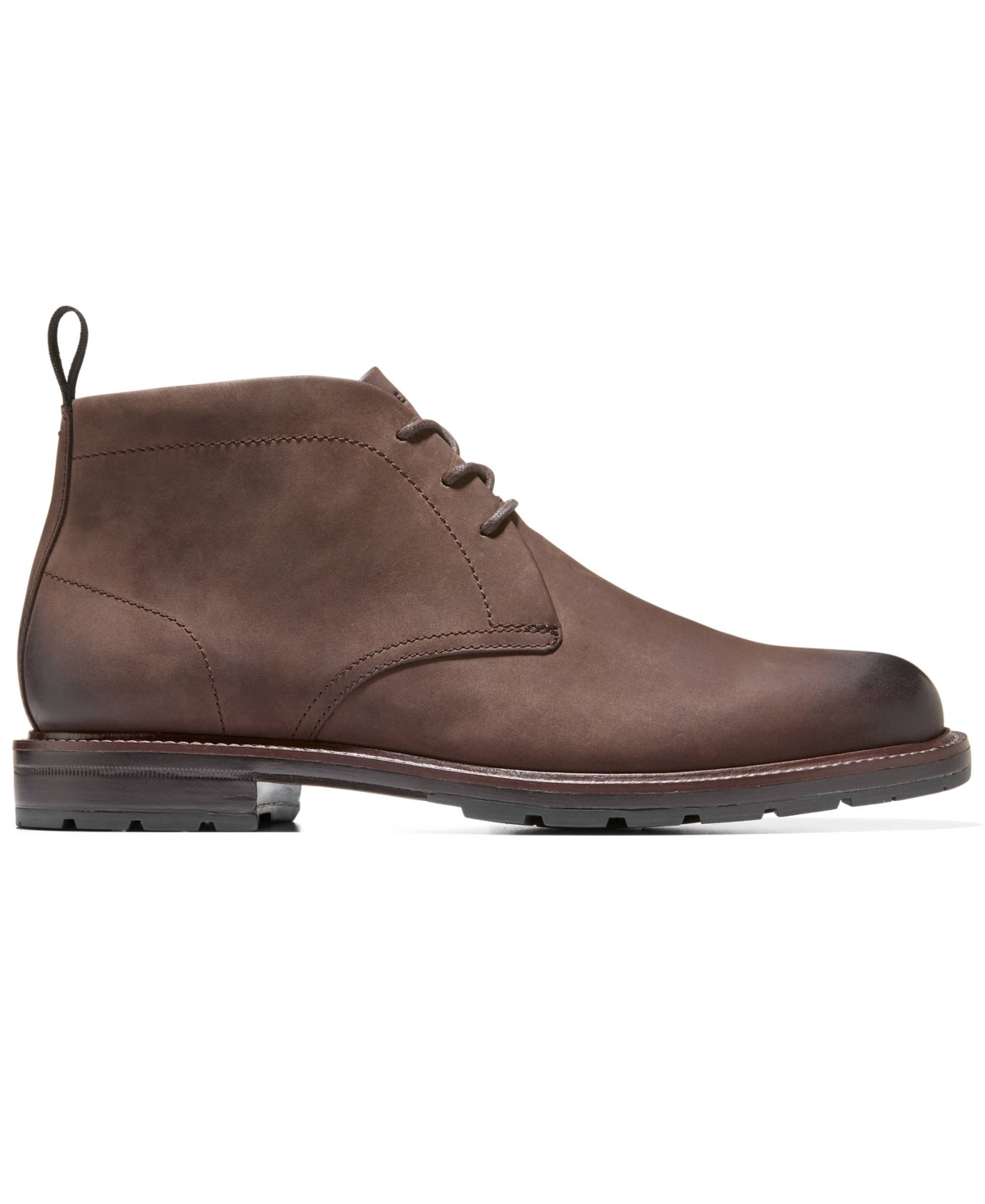 Cole Haan Roundhill Grand Chukka Boots Ch Dark Chocolate Nubuck In Brown