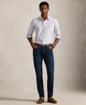 Men's Striped Long-Sleeve Shirt