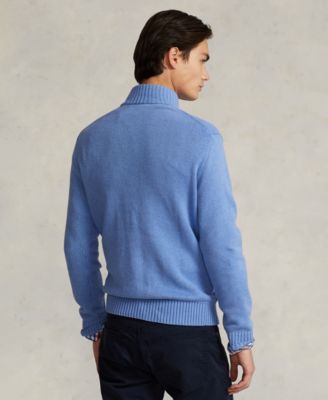 Cotton Quarter-zip Sweater