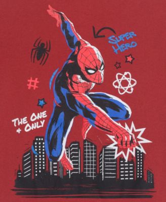 Boys' 5-20 Printed Hooded Sweatshirt