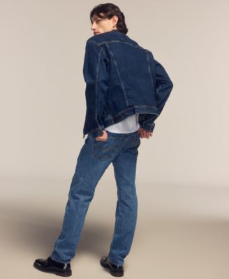 Men's 501 Regular-Fit Button Fly Non-Stretch Jeans