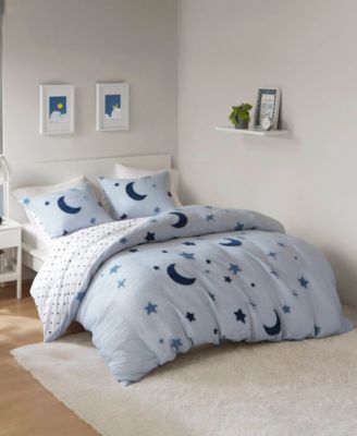 Cosmos Celestial Reversible 3-Pc. Duvet Cover Set, Full/Queen