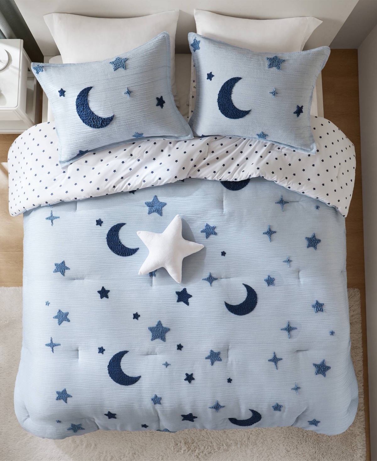 Intelligent Design Cosmos Celestial 4-pc. Comforter Set, Full/queen In Blue